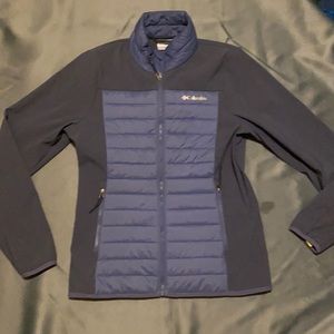 COLUMBIA blue light jacket woman’s small